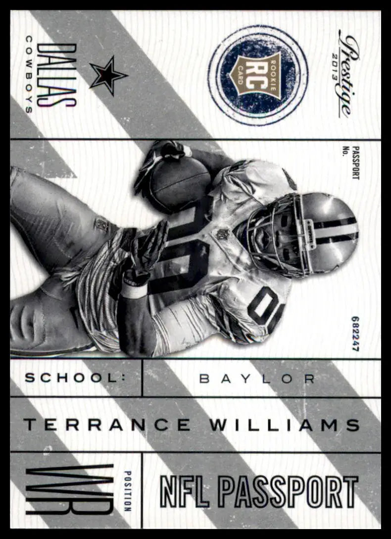 2013 Panini Prestige - NFL Passport Terrance Williams 13 Dallas Cowboys NM - Football Card Single