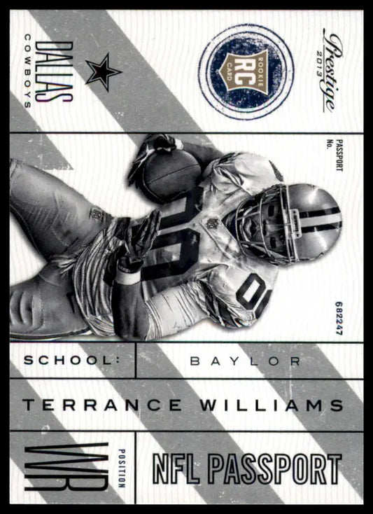 2013 Panini Prestige - NFL Passport Terrance Williams 13 Dallas Cowboys NM - Football Card Single