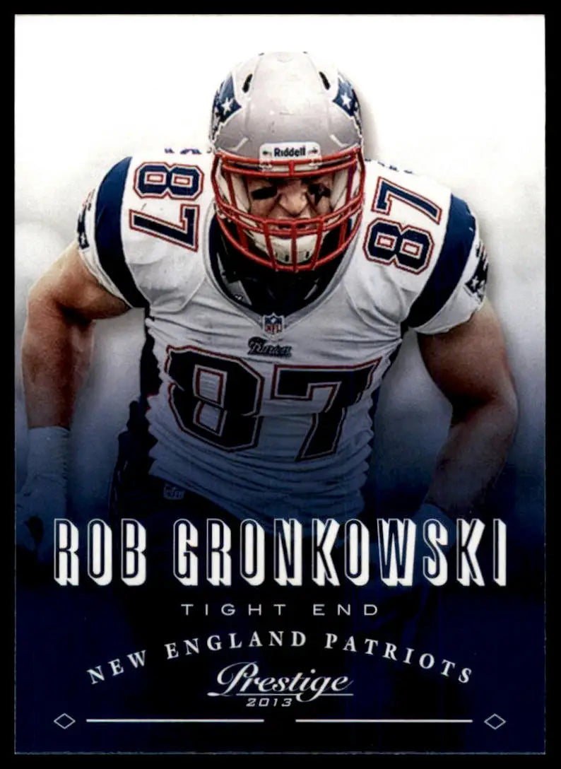 2013 Panini Prestige Rob Gronkowski 117 New England Patriots NM - Football Card Single