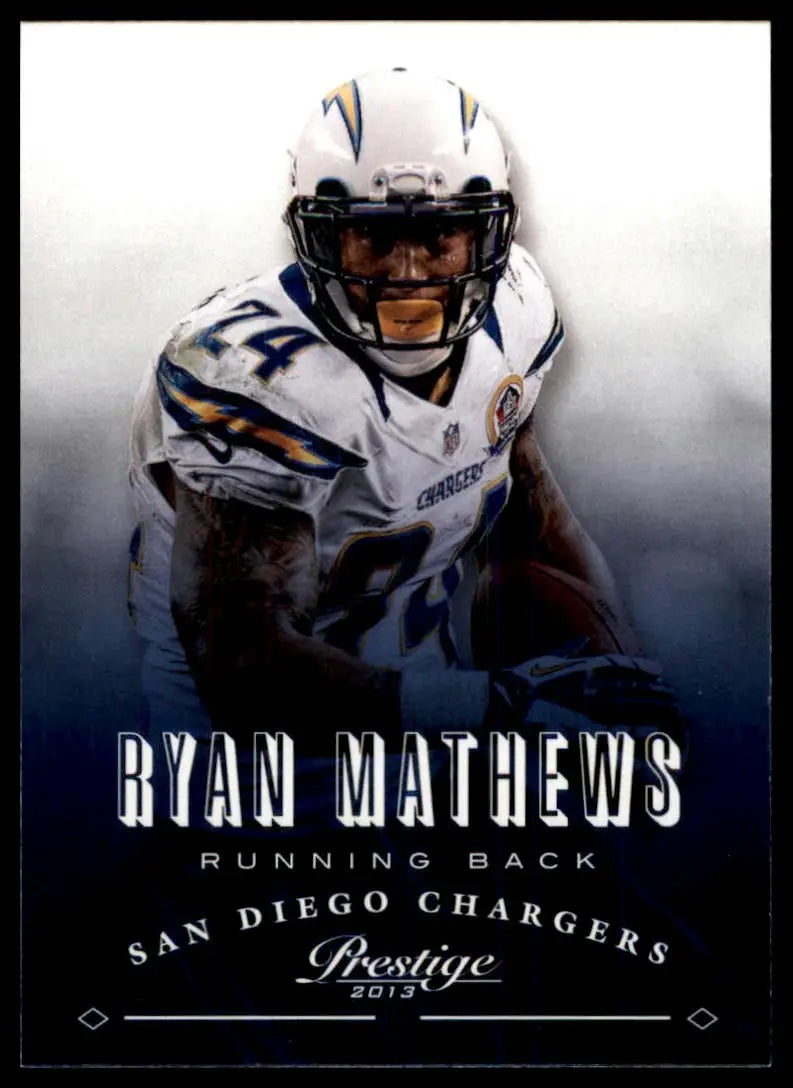 2013 Panini Prestige Ryan Mathews 168 San Diego Chargers NM - Football Card Single
