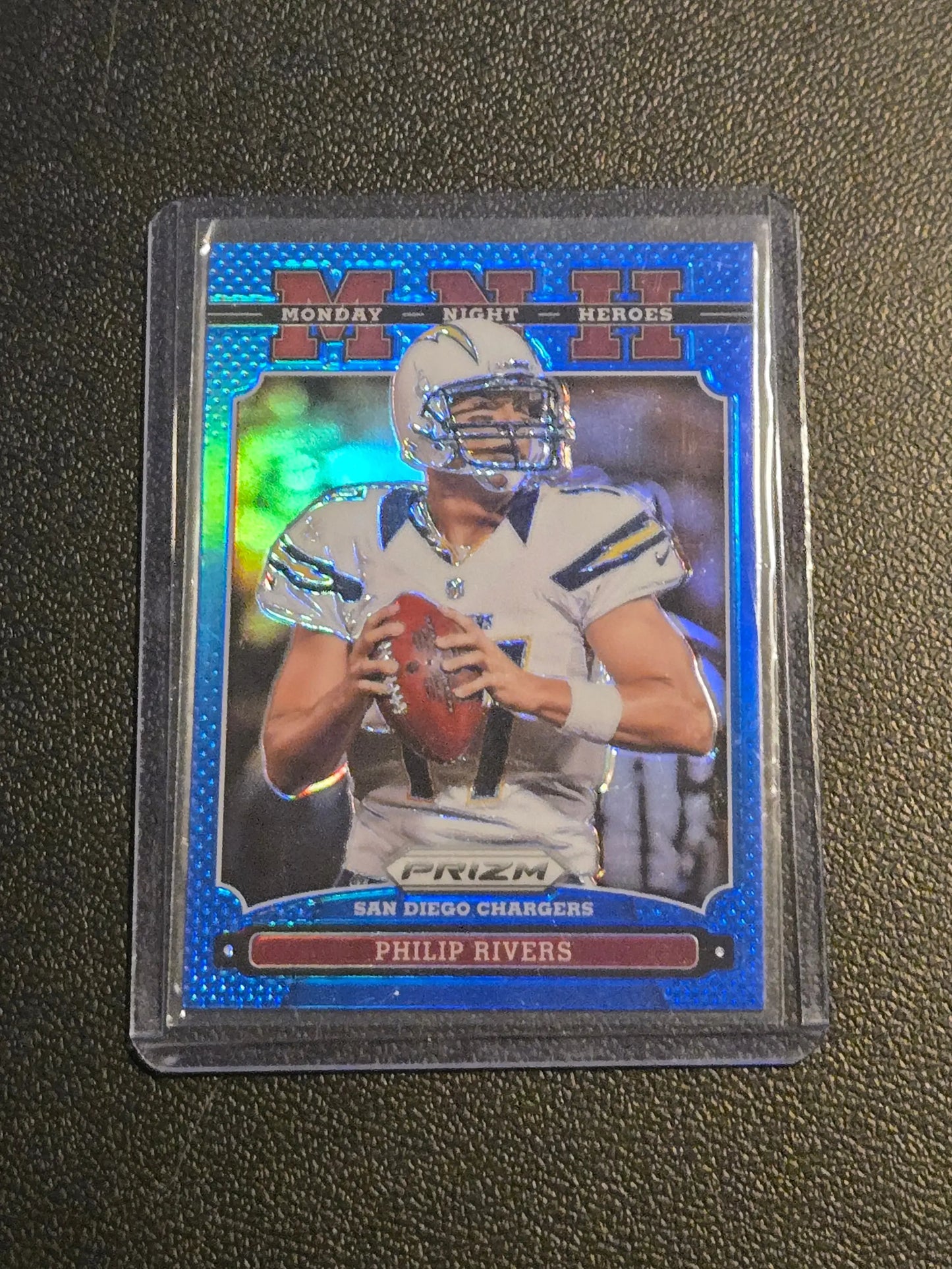 2013 Panini Prizm #2 Philip Rivers Monday Night Heroes Prizms Blue - Football Card Single