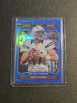 2013 Panini Prizm #2 Philip Rivers Monday Night Heroes Prizms Blue - Football Card Single