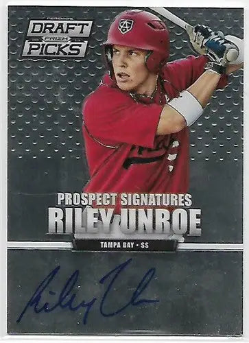 2013 Panini Prizm Riley Unroe baseball card from Perennial Draft Picks series