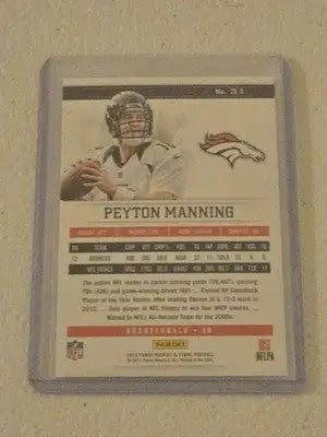 2013 Panini Rookies & Stars #31 Peyton Manning - Football Card Single