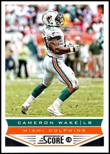 Cameron Wake Miami Dolphins Panini Score football card with original gloss
