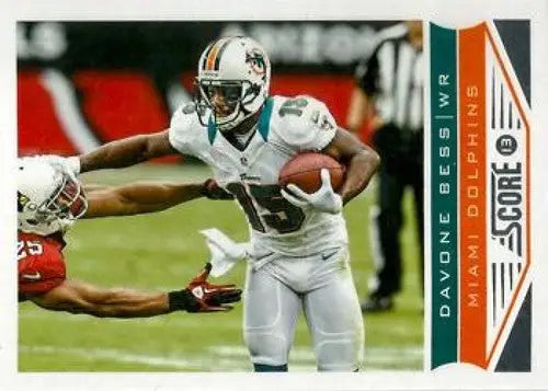 2013 Panini Score #114 Davone Bess NM-MT Dolphins - Football Card Single