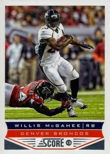 2013 Panini Score #64 Willis McGahee NM-MT Broncos ID:4696 - Football Card Single