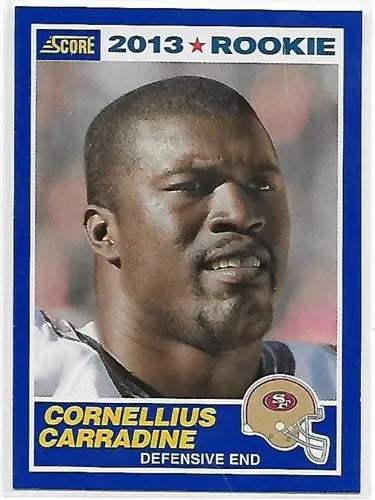 2013 Panini Score Blue #341 Cornellius Carradine NM-MT 49ers - Football Card Single