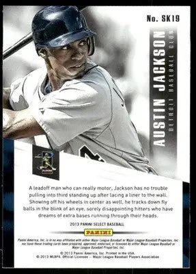 2013 Panini Select Baseball Austin Jackson #SK19 Baseball - Baseball Card Single