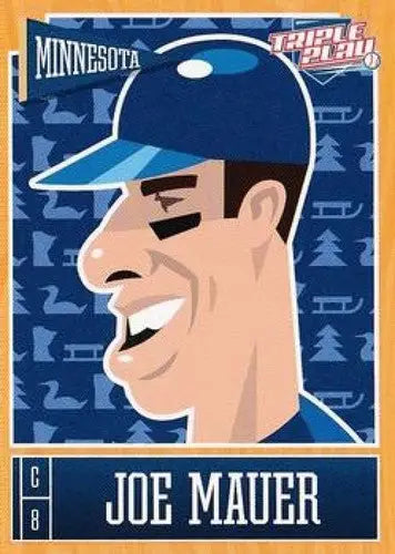 2013 Panini Triple Play #51 Joe Mauer NMMT Twins - Baseball Card Single