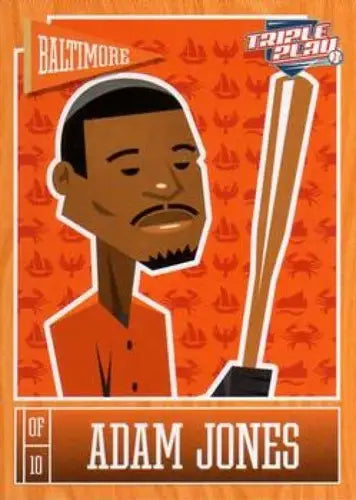 2013 Panini Triple Play #7 Adam Jones NMMT Orioles - Baseball Card Single