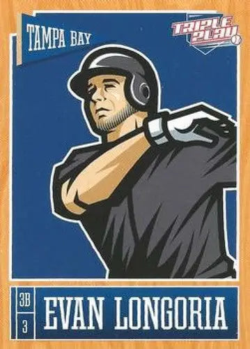 2013 Panini Triple Play #79 Evan Longoria NMMT Rays ID:7291 - Baseball Card Single