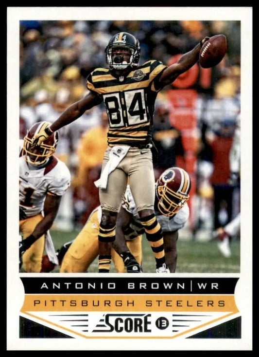 2013 Score - Antonio Brown #167 - Football Card Single