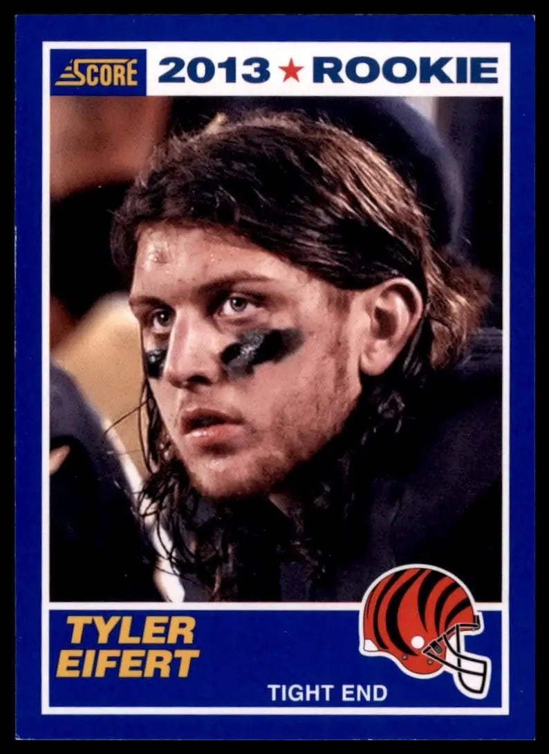 2013 Score Blue Tyler Eifert #433 Cincinnati Bengals Football Card NFL Sports - Football Card Single