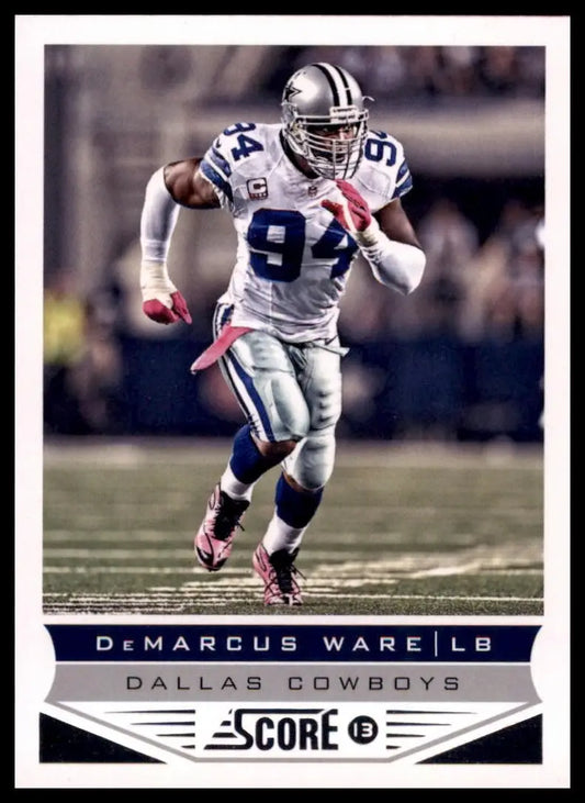 2013 Score DeMarcus Ware #60 Dallas Cowboys Football Card NFL Sports - Football Card Single