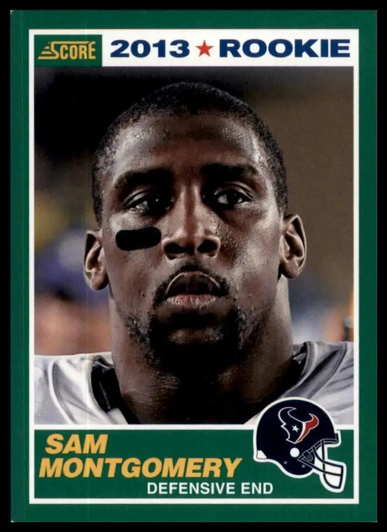 2013 Score - 2013 Rookie Sam Montgomery #422 (RC) - Football Card Single