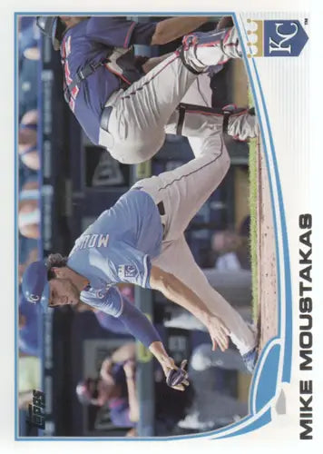 2013 Topps #100a Mike Moustakas NM-MT Royals - Baseball Card Single