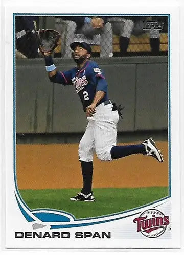 2013 Topps #102 Denard Span NM-MT Twins - Baseball Card Single