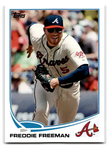 2013 Topps #105a Freddie Freeman NM-MT Braves ID:71559 - Baseball Card Single