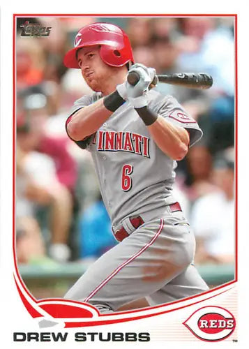 Original gloss Drew Stubbs baseball card 2013 Topps NM-MT Reds featuring Drew Stubbs