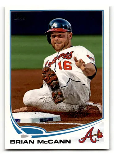 2013 Topps Brian McCann baseball card with original gloss and NM-MT condition