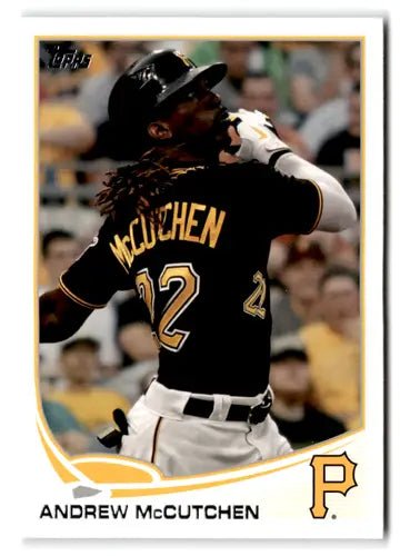 2013 Topps 122a Andrew McCutchen Pirates baseball card NM-MT collectible
