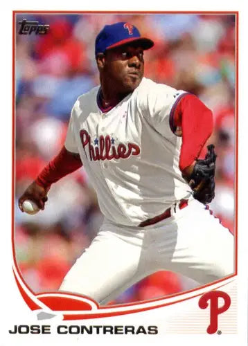 2013 Topps #152 Jose Contreras NM-MT Phillies ID:45232 - Baseball Card Single