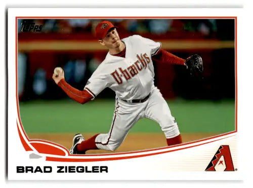 2013 Topps #169 Brad Ziegler NM-MT Diamondbacks ID:70473 - Baseball Card Single
