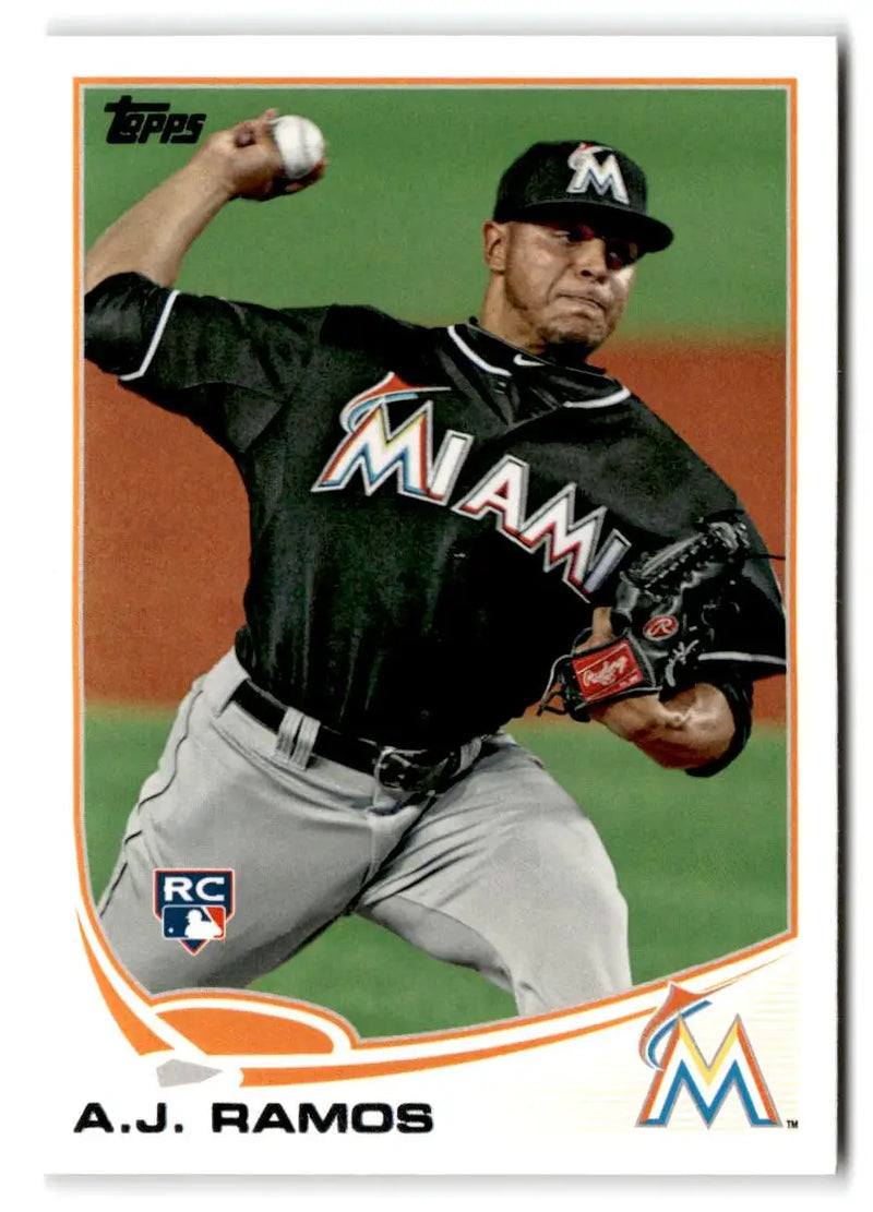 2013 Topps #175 A.J. Ramos - Baseball Card Single