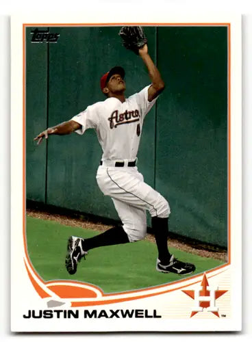 Baseball card of Justin Maxwell with original gloss from 2013 Topps #178 NM-MT