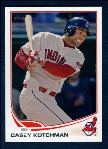 Original gloss Casey Kotchman baseball card 2013 Topps NM-MT Indians ID 72297