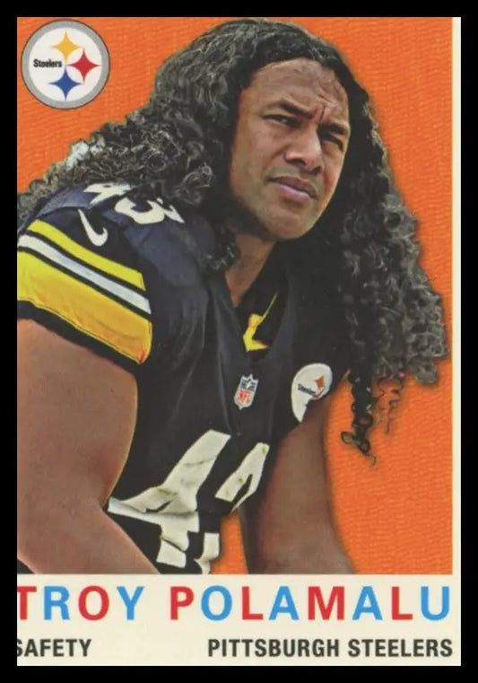 2013 Topps - 1959 Topps Minis Troy Polamalu 82 Pittsburgh Steelers NM - Football Card Single
