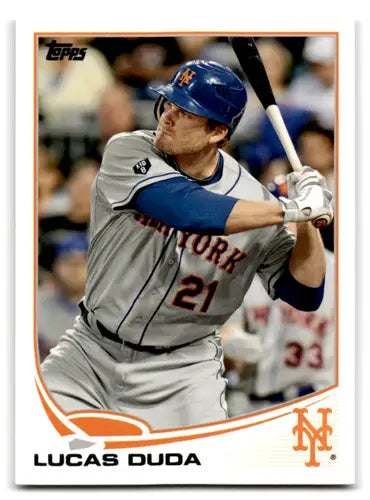 2013 Topps #21 Lucas Duda NM-MT Mets ID:70851 - Baseball Card Single