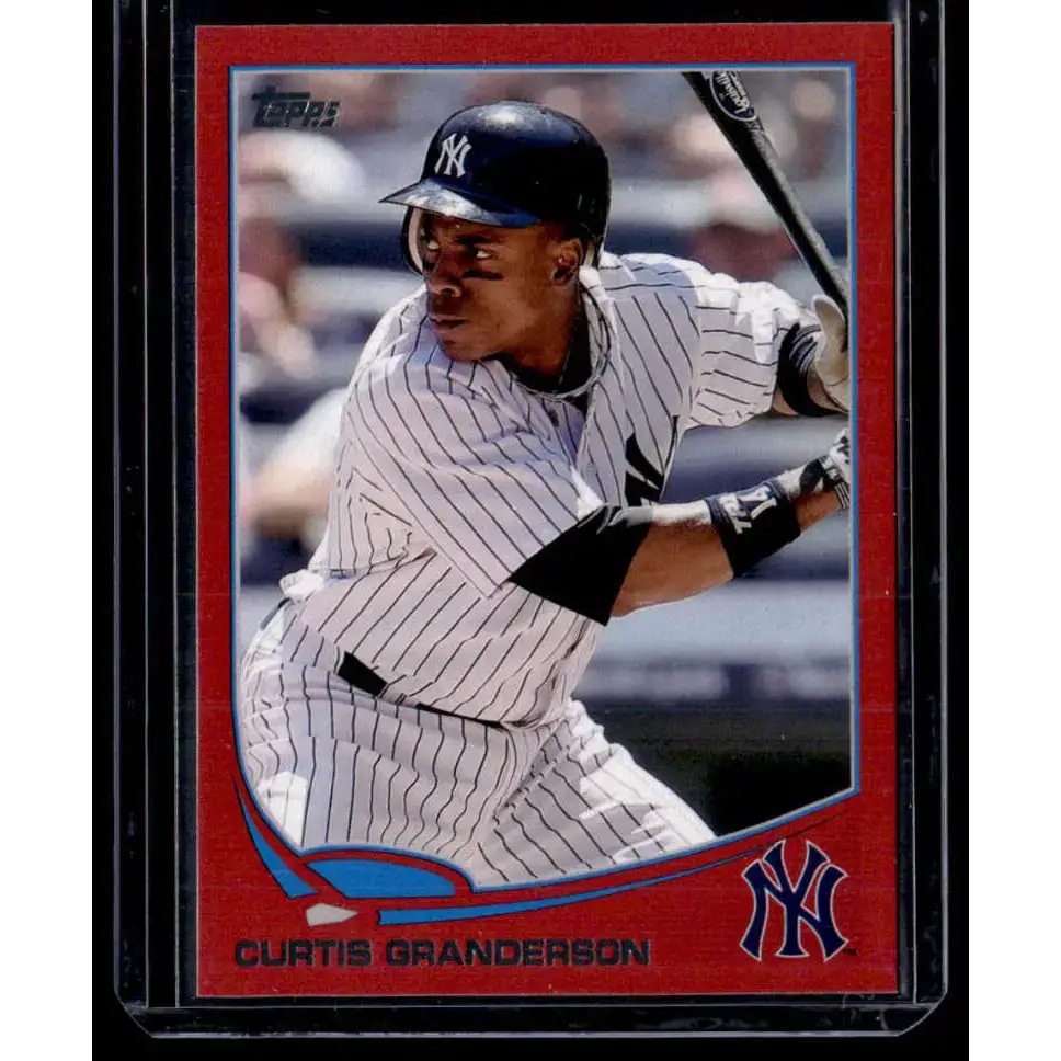 2013 Topps #214 Curtis Granderson Red NM-MT - Baseball Card Single