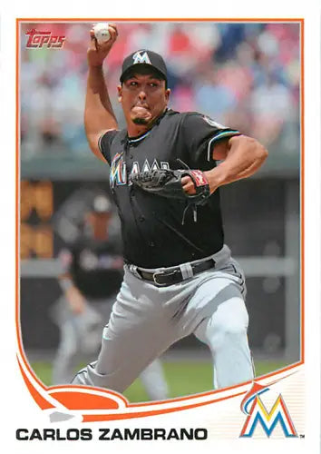 2013 Topps #238 Carlos Zambrano NM-MT Marlins - Baseball Card Single