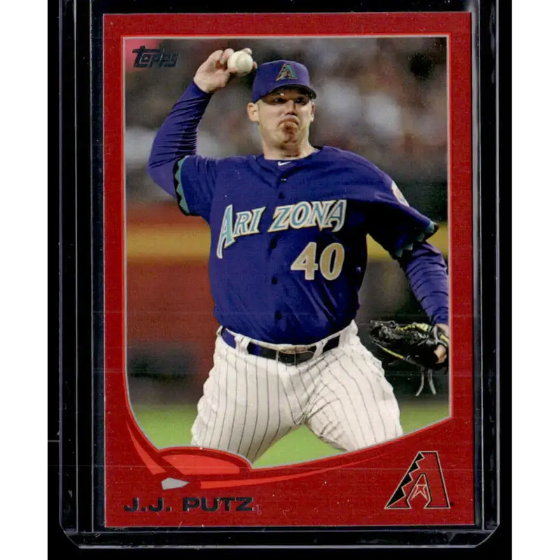 2013 Topps #240 J.J. Putz Red NM-MT - Baseball Card Single