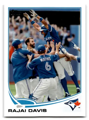 Original gloss 2013 Topps #311a Rajai Davis Blue Jays baseball card product