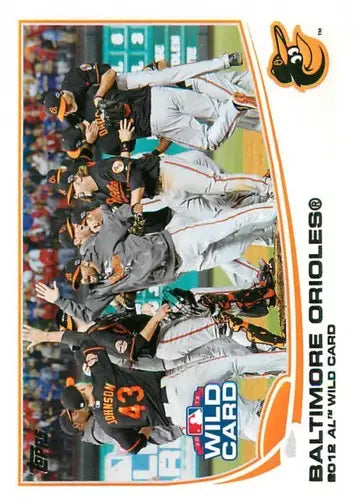 2013 Topps #317 Baltimore Orioles NM-MT Orioles - Baseball Card Single