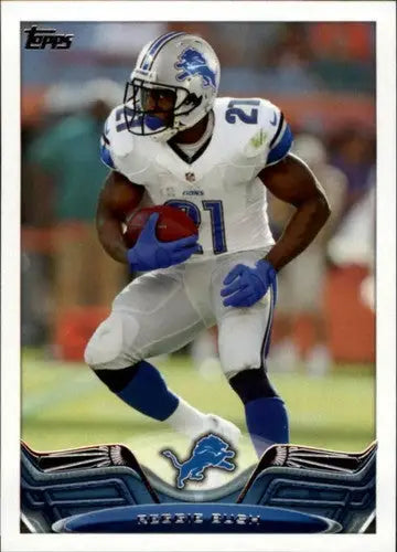 2013 Topps Reggie Bush football trading card with original gloss and NM-MT grade