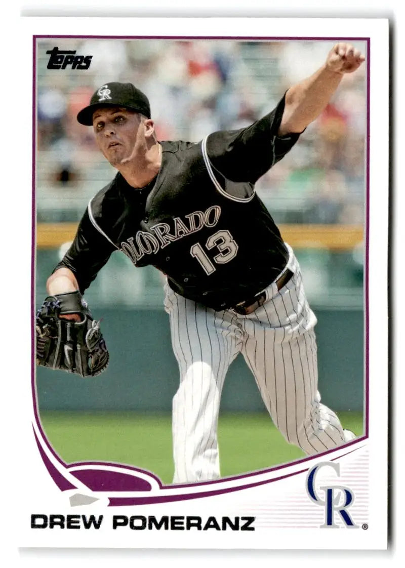 2013 Topps #461 Drew Pomeranz - Baseball Card Single