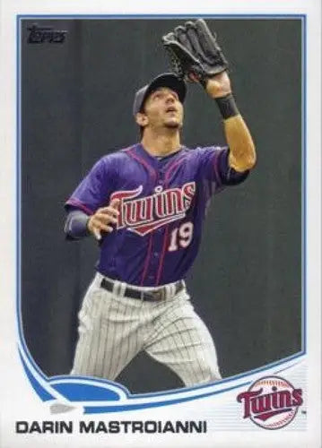 Original gloss Darin Mastroianni NM-MT baseball trading card in Twins uniform