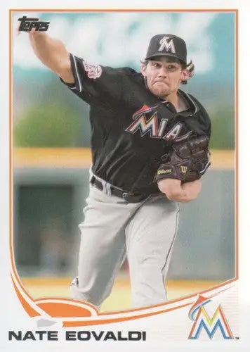 2013 Topps #563 Nate Eovaldi NM-MT Marlins - Baseball Card Single