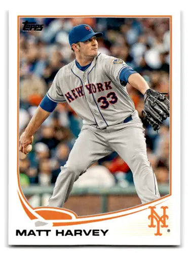 2013 Topps #577 Matt Harvey NM-MT Mets ID:70754 - Baseball Card Single