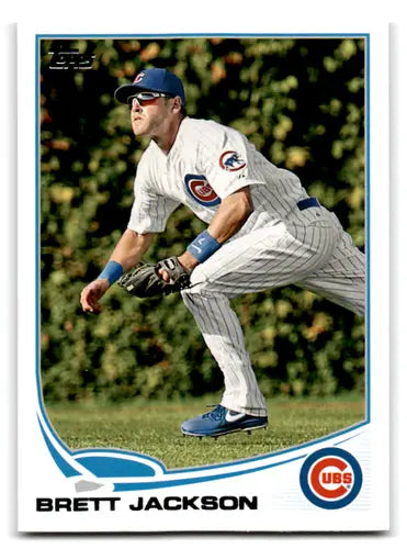 Baseball card featuring Brett Jackson with original gloss, 2013 Topps #578 Brett Jackson NM-MT