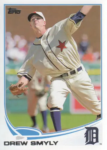 Original gloss Drew Smyly baseball card 2013 Topps NM-MT Tigers featuring Drew Smyly