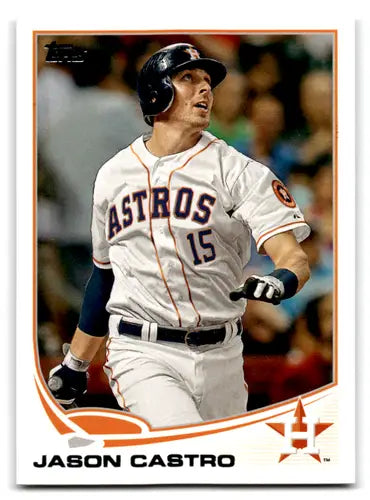 Jason Castro baseball card with original gloss from 2013 Topps NM-MT Astros