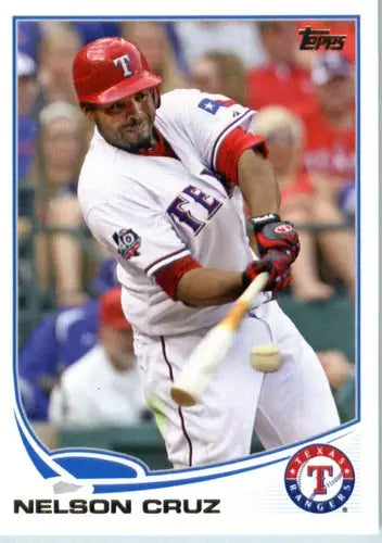 Nelson Cruz baseball card from 2013 Topps #650 with original gloss, NM-MT condition