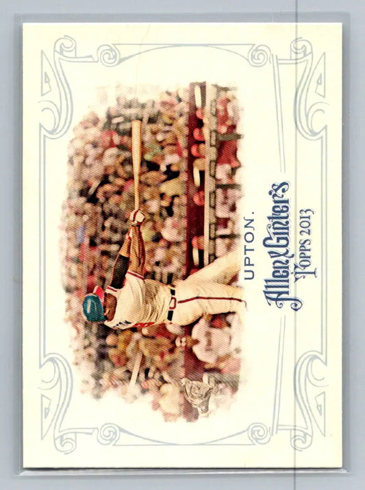 2013 Topps Allen & Ginter #148 Justin Upton Atlanta Braves baseball card display image