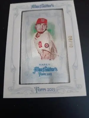 2013 Topps Allen & Ginter’s - Dan Haren #12 Framed Mini 10th Anniversary. NRMT+ - Baseball Card Single