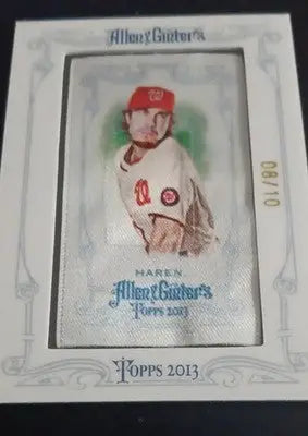 2013 Topps Allen & Ginter’s - Dan Haren #12 Framed Mini 10th Anniversary. NRMT+ - Baseball Card Single